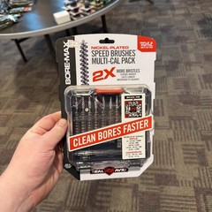 Real Avid Bore-Max Speed Brushes Multi-Cal Pack for Gun Cleaning (AVBMSBS)