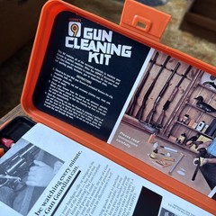 VINTAGE Hoppe’s No. 9 Gun Cleaning Kit In Case Oil Can Patches Universal