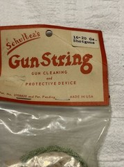 Schultea’s Gun String Gun Cleaning and Protective Device Vintage New Hunting USA