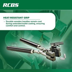 RCBS Bullet Mould Handles, Universal Handles for One Size, Multicolor
