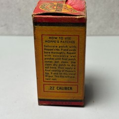 VTG Hoppes .22 Caliber No. 1 Gun Cleaning Patches Box Advertising Store Display