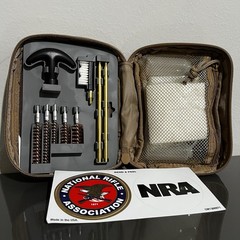 NRA Portable Universal Gun Cleaning Kit in Desert Tan
