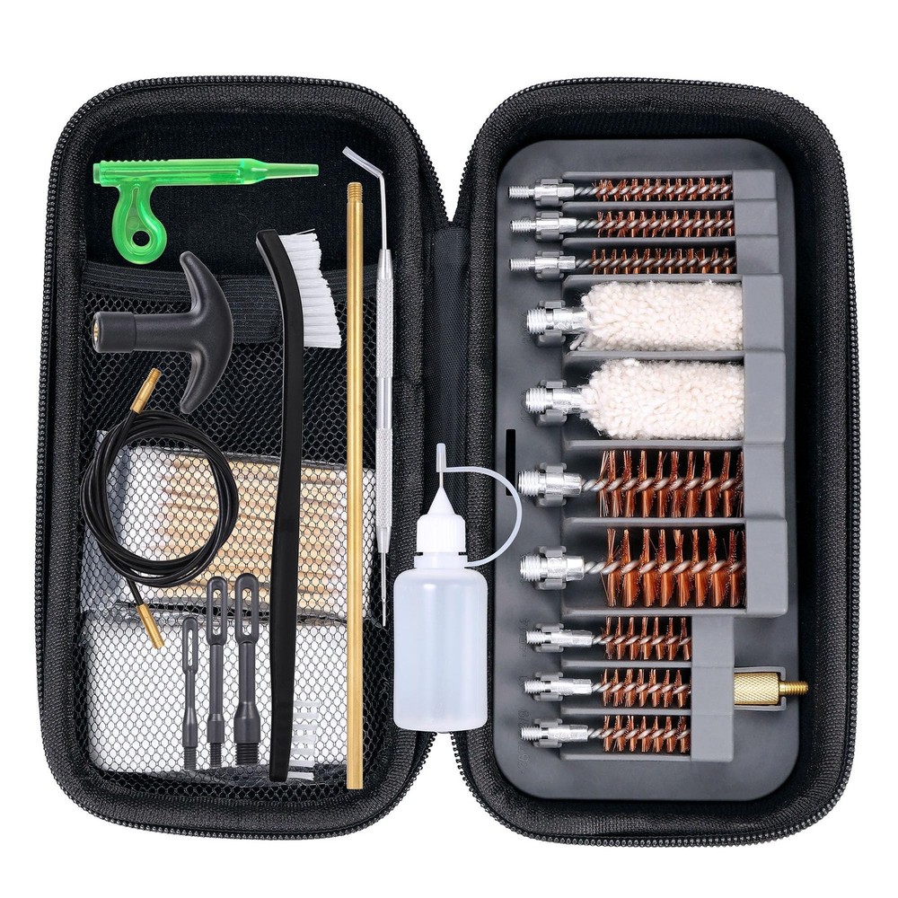 Universal 24pcs Cleaning Set for Shotgun with Portable Carrying Case Handgun …
