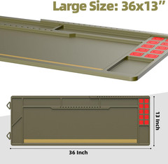 Large Gun Cleaning Mat for Rifle Shotgun Pistol, Magnetic Cleaning Pad for All G