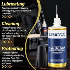 Gun Cleaning Oil, Gun Lubricant and Cleaner for Firearm Maintenance and Rust Pre
