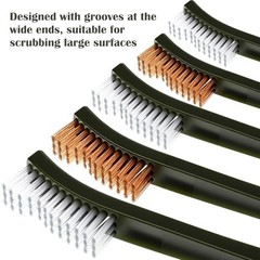 40 Pack Double-Ended Gun Cleaning Brushes Set – 7″ Nylon & Bronze, All-Purpose T