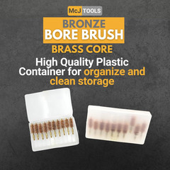 Pistol Brass Core Bronze Bore Brush (10Pack 45 Cal Brasscore)