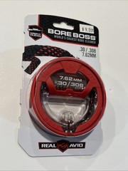 NEW! Real Avid Bore Boss .30/7.62 MM Clean Storing Pull Through Bore Cleaner