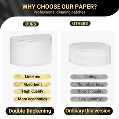 Thick Cleaning Patches 600PCS Cleaning Pads with Storage Box Cleaning Cloth R…