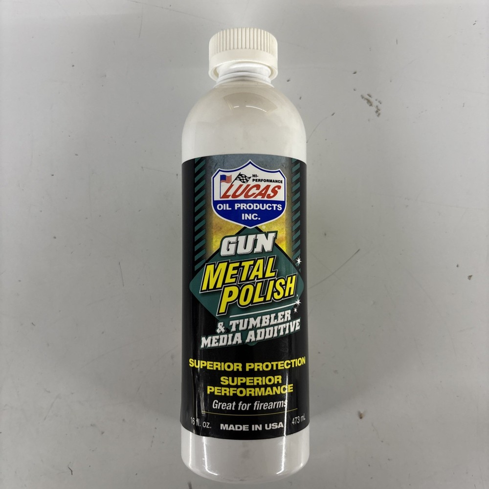 LUCAS GUN METAL POLISH 16FL OZ *