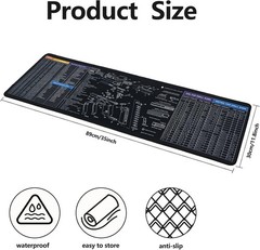 35×12 Inches Gun Cleaning Mat, Large Gun Mat for Glock Black