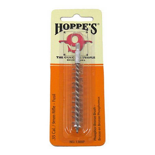 HOPPES BRONZE .35 CAL 9mm GUN CLEANING BRUSH RIFLE PISTOL BORE CLEANER GUN TOOL