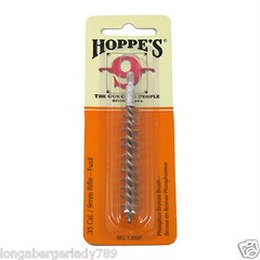 HOPPES BRONZE .35 CAL 9mm GUN CLEANING BRUSH RIFLE PISTOL BORE CLEANER GUN TOOL