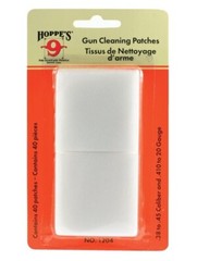 2 – Hoppe’s Gun Cleaning Patches 80ct for Pistol Shotgun .38-.45 & .410-20 gauge