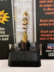 Otis .17 Thru .177 Rifle Pistol 17 Caliber Short Brush Standard Thread with Tube