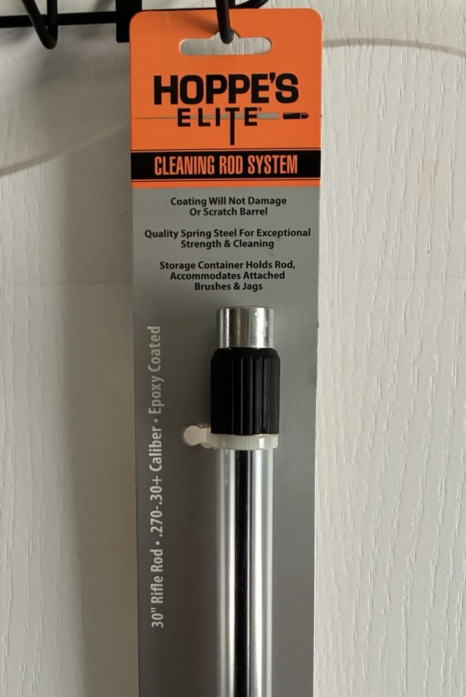 HOPPE’S Elite Cleaning Rod System, 30” Rifle Rod, .270 – .30+ Caliber
