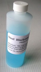 7 oz steel blackening concentrate, makes 1/2 gallon gun blue / black