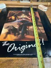 VINTAGE Lot of 4 – Rig Sporting Goods Posters Advertising Gun Cleaning Shotgun