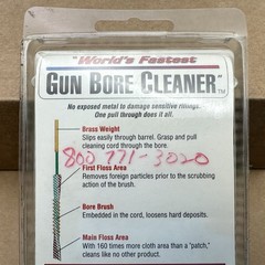 Worlds Fastest Gun Bore Cleaner Boresnake National Tech Labs .38 .357 9mm Pistol