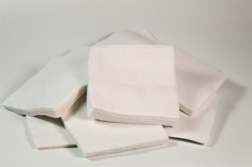.62-.69 CAL/12-20 GA DRY 2 3/4″ SQUARE COTTON PATCHES QTY. 100 / EMSS2044