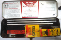 Vintage Outers Gunslick Shotgun Cleaning Kit No 12 Ga Red Tin Case WESTPOINT OEM