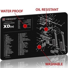 TekMat Original Gun Cleaning Mat – 17″ X 11″ – Springfield Armory XD-S