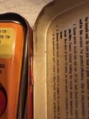 Vintage Hoppe’s Outers Universal Rifle Cleaning Kit Red Metal Tin No. 477