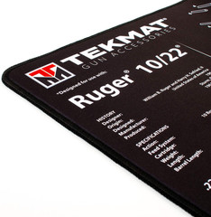 Ultra Cleaning Mat for Use with Ruger 10/22 , Black, 15″ X 44″