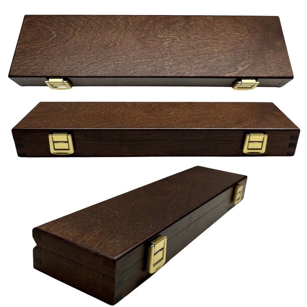 SHOTGUN Cleaning Kit 12 / 20 ga Wood & Brass – Optional Free Personalization Sml