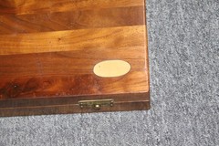 Vintage Orvis Wood Burl 12 Gauge Shotgun Cleaning Kit Presentation Box