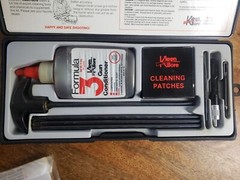 Vintage Kleen Bore Gun Cleaning Kit 38/357/9 mm Model PK-210 Hoppe’s Gun Grease
