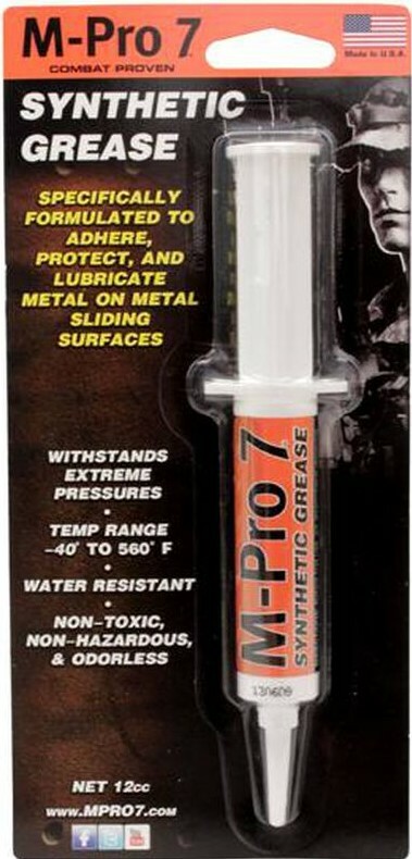 Hoppe’s 070-1356 M-Pro 7 Synthetic Grease 12cc Syringe Gun Grease