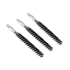 3Pack Nylon Bristle Bore Brush .22 cal 8×32 Thread for Gun Cleaning Rod
