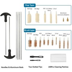 Snake Eye Gun Cleaning Kit Universal Supplies for Hunting Rifle Handgun Shot Gun