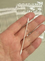 Morezmore M00503 25 Mini Pointed Gun Tip Micro Q-tips Swab G-Tip