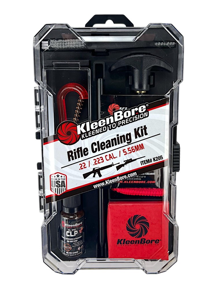.22 .223 5.56mm Cleaning Kit – Multi Caliber Cleaning Kit with Steel Rod, Bor…