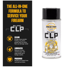 Break Free CLP Clean Lubricant Preservative Gun Cleaner 100 Swabs 200 patches