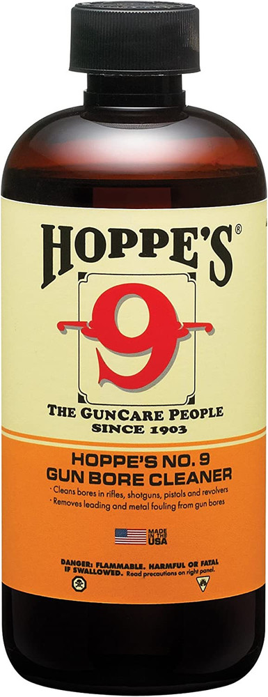 Hoppe’s No. 9 Gun Bore Cleaning Solvent, 1-Quart Bottle 32 oz