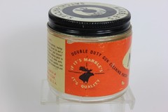 Marble’s Satchi Patches Small Jar Paper Label Marble Arms Corp Gladstone Mi.