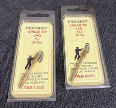 Lot of 2 – Pro-Shot .25 Cal Spear Tip Jag #J25B Made in USA
