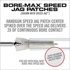 Real Avid Bore-Max Speed Jag & Patches .40 Cal Cleaning Set
