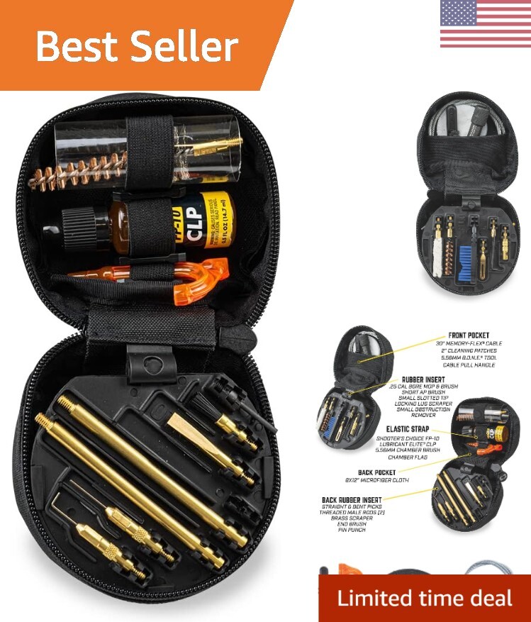 Portable Cleaning Kit – Compact & Lightweight – Memory-Flex Cables – Tool