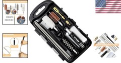 Efficient 12 Gauge Shotgun Cleaning Kit with Brass Patch Holder and Accessories