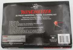WINCHESTER 22 Piece Universal Pistol Cleaning Kit Deluxe Soft Carry Case