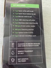 Gun Cleaning Kit Complete – 3″ Gun Cleaning Patches 9mm / 5.56 / 12ga, Double He