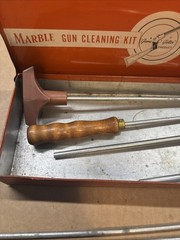 Marble’s Gun Cleaning Kit Vintage Mixed Lot Of Gun Cleaning Supplies