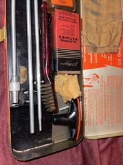 VINTAGE J.C. HIGGINS # 2143 RIFLE CLEANING KIT With Solution Patches Sears