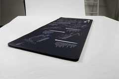 36x16x1/4 inch AR-15 gun cleaning mat, large&thick gun mat More Thicker