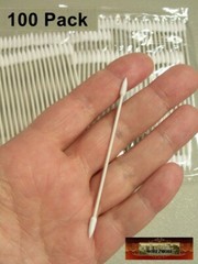 M00503x4 MOREZMORE 100 Mini Pointed Gun Tip Tip Micro Qtips Q-tips Swab G-Tip