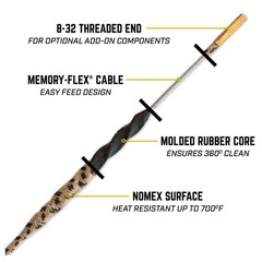 OTIS TECHNOLOGY 12 Ga. Shotgun Ripcord Bore Cleaner (FG-RC-512H)
